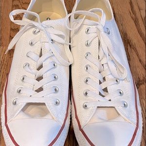 Chuck Taylor Converse shoes, Men’s size 12. Worn once; got wrong size.